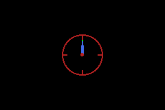Timer clock demo screenshot